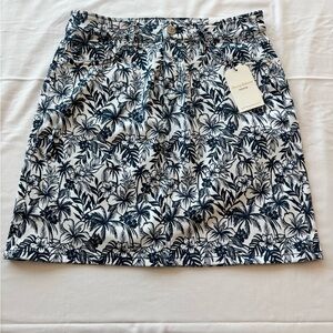 NWT Tommy Bahama Island Resort Navy Floral Short Skirt